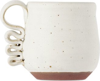 Perla Valtierra White Ribete Mug