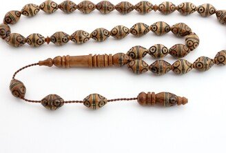 Brass Inland Kuka Tree 33 Beads Islamic Prayer For Muslim Misbaha 201228 Tasbih Tasbeeh Tesbih Kuka Tasbih Rosary Original Real