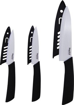 3-Piece Set of Ceramic Knives