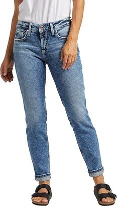 Boyfriend Mid-Rise Slim Leg Jeans L27170AVR290 (Indigo) Women's Jeans