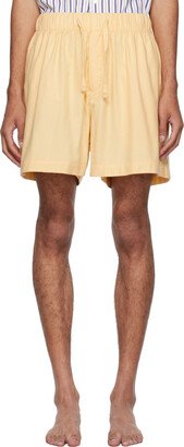 Yellow Four-Pocket Pyjama Shorts