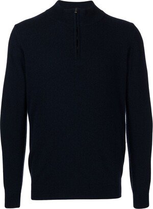 Quarter-Zip Merino-Cashmere Jumper