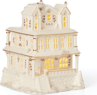 Mistletoe Park Light-up Victorian House Figurine