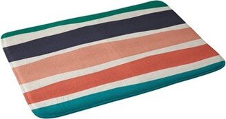 Zoe Wodarz Paper Striped Memory Foam Bath Mat