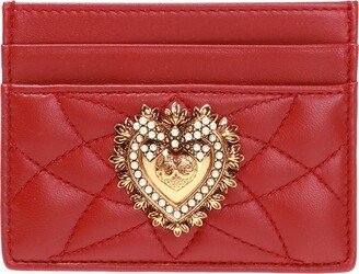 ‘Devotion’ Quilted Card Case - Red