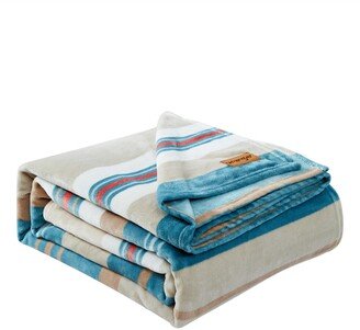 Modern Serape Stripe Ultra Soft Plush Blanket, Twin