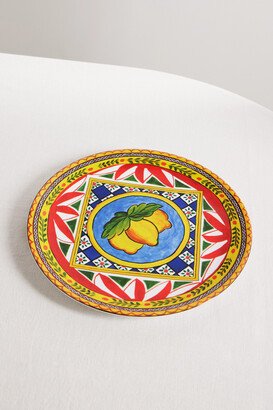 31cm Painted Porcelain Charger Plate - Multi