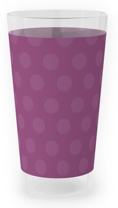 Outdoor Pint Glasses: Bubbles - Purple Outdoor Pint Glass, Purple