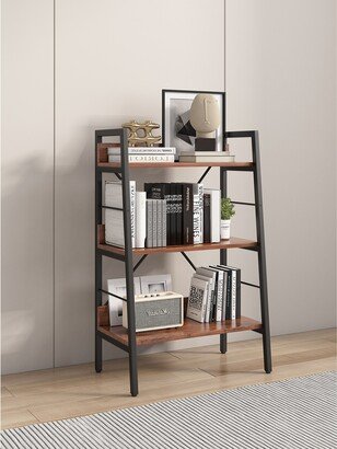 IGEMAN 37''H 3-Layer Display Bookshelf Storage Unit Ladder Rack - 37''H 3-Layer