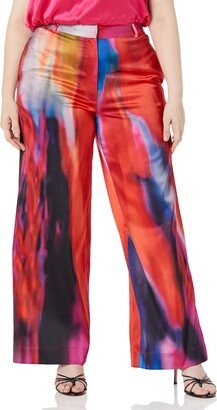 Women's Multi Print Side Slit Pant by @itsjuliettefoxx