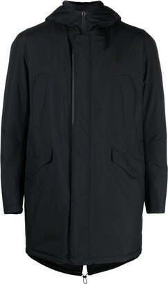 Zip-Up Hooded Parka-AA