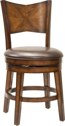 26.5 Jenkins Swivel Counter Height Barstool Brown