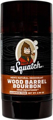 DR. SQUATCH Men's Natural Deodorant - Wood Barrel Bourbon - 2.65oz