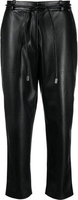 Faux Leather Trousers-AM