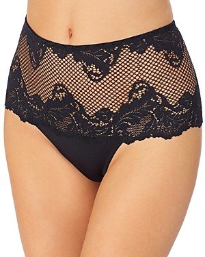 Lace Allure High Waist Thong