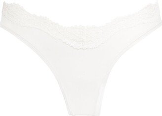 Fits Everybody Lace-Trim Dipped Thong