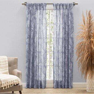 Wild Meadows Pinch Pleat Curtains with Back Tabs Pair 100W x 84L