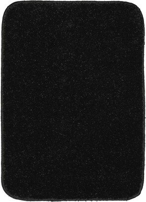 17x24x Gramercy Washable Bath Rug Black