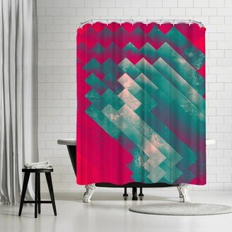 71 x 74 Shower Curtain, fryzyn pyssyyn by Spires