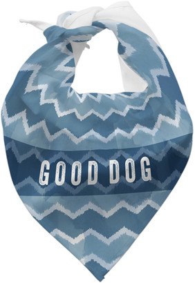 Pet Bandanas: Playful Watercolor Chevron Bandana