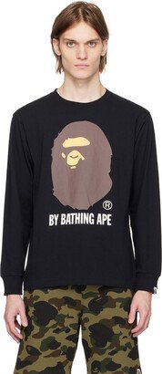 Black 'A Bathing Ape' Long Sleeve T-Shirt