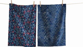 tagltd Prairie Floral Dishtowel Set/2