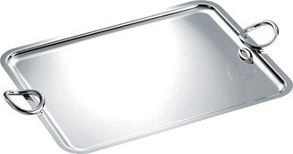 Vertigo 53cm x 42cm silver-plated rectangular tray