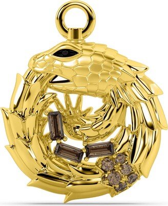 Oni Fine Jewelry The Lucky Lizard Charm - Komodo Dragon Charm - Gold