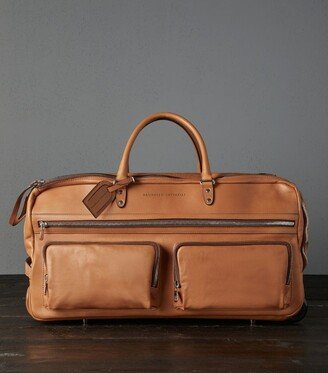 Leather Holdall-AJ