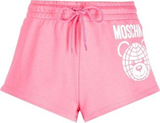 Logo-Print Organic Cotton Shorts-AB