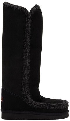 Black Suede 40 Boots