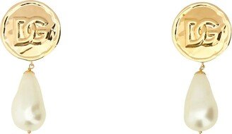 Golden Metal Earrings-AA