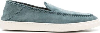 Whipstitch-Trim Detail Sneakers