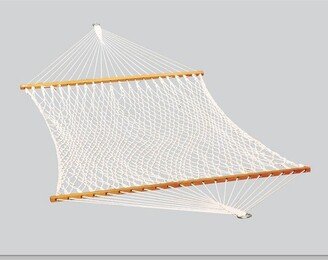 Double Cotton Rope Patio Hammock - White - Algoma