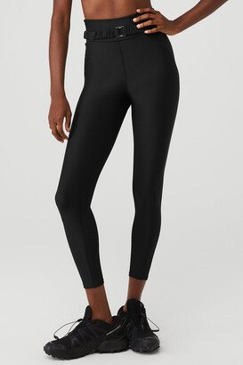 Airlift High-Waist 7/8 Charmer Legging in Black, Size: 2XS