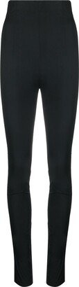 High-Waisted Skinny Trousers-AG