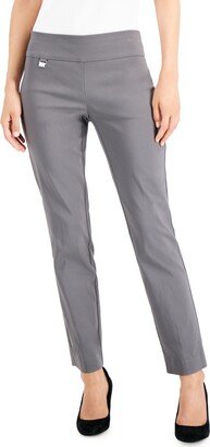 Petite Tummy-Control Straight-Leg Pants, Created for Macy's