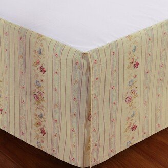 Antique Rose Cotton 15-inch Drop Bedskirt