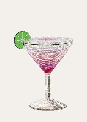 Martini Cosmopolitan Crystal Clutch Minaudiere-AA