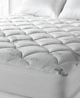 Spa Luxe Super Plush Tencel Blend Cool Touch Plush Queen Mattress Pad