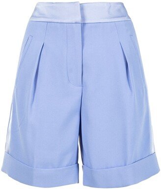 Tailored Pleated Shorts