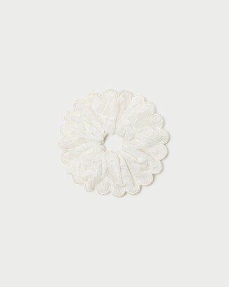 Frankie Cream Lace Scrunchie