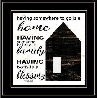 A Blessing by Cindy Jacobs, Ready to hang Framed Print, Black Frame, 15