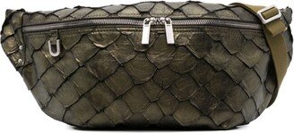 Luxor textured-finish belt bag