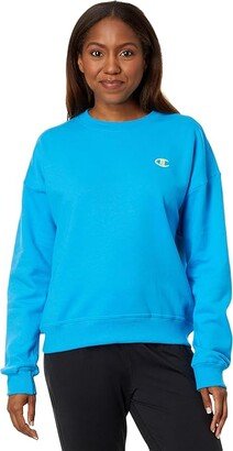 Powerblend Crew (New Palatinate Blue) Women's Sweatshirt