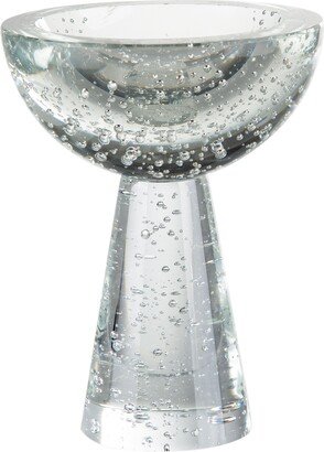 Bubble Pedestal Bowl - Clear