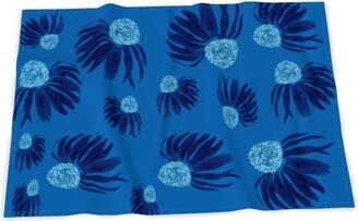 Poppi & Peaseblossom Art Tea Towel Cone Flower - Blue