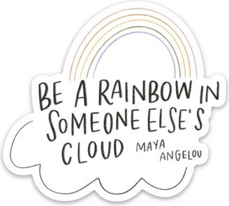 Refrigerator Magnet | Rainbow Maya Angelou Quote Inspirational Self Care Fridge