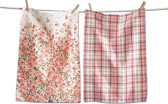 tagltd Petals Dishtowel Set of 2