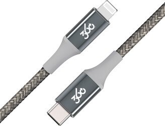 360 Habitat Lightning/ USB-C Premium Charging Cable Charcoal Grey